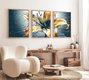 Wallity Huhu219 Cuadros Decorativos Enmarcados 30 x 40 cm (3 Piezas)